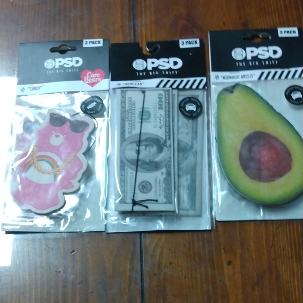 10 Packs Of Various Car Air Fresheners